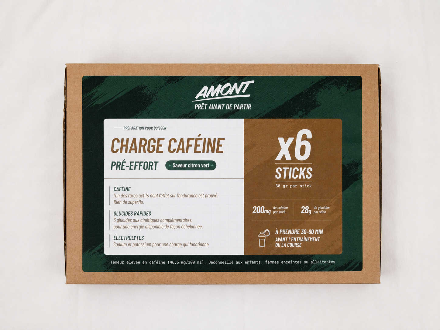 Stick caféiné Amont (Lot de 6)